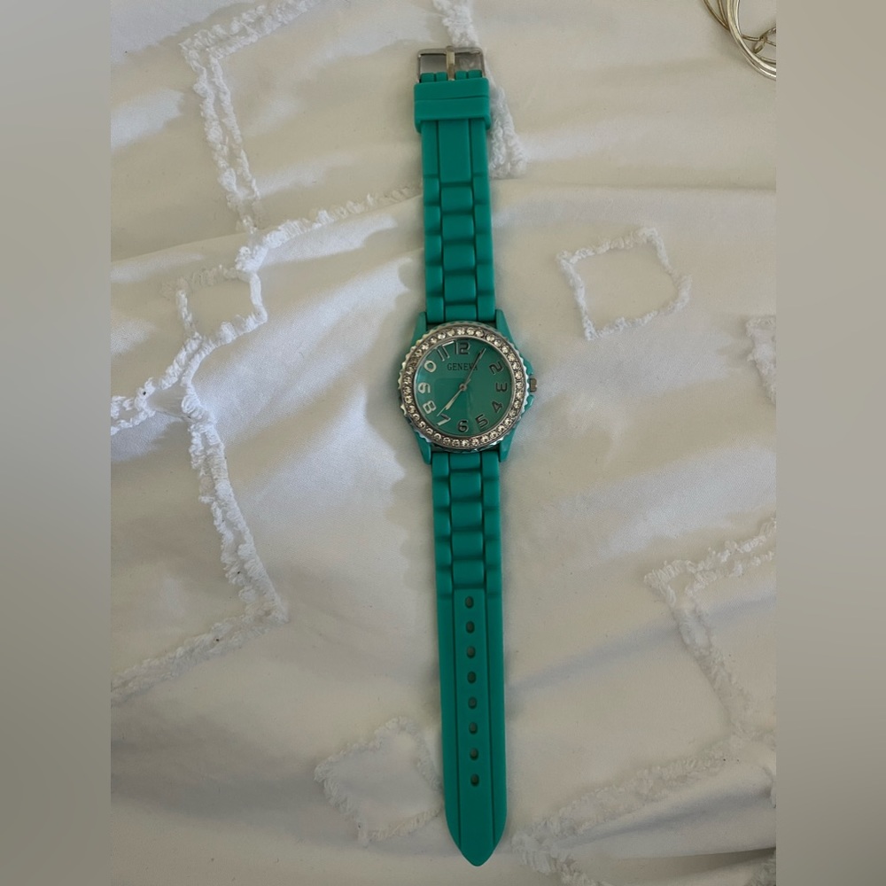 Geneva silicone watch